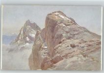 Berge - Watzmann - Hocheck - Compton, T. Künstlerkarte