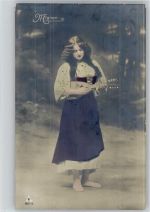 Serie 813-6 - Laute - Mandoline Mignon 1906