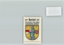 06268 O4240 Querfurt - Vignette Wappen Kaffee Hag ca 1920-1940