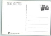 Flugaufnahme der MS Europa - Hapag Lloyd Hapag Lloyd