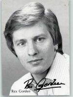 Rex Gorden Original Autogramm Schlagersänger