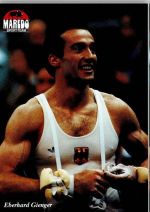 Eberhard Gienger , Weltmeister am Reck 1974, Bronze bei den Olympischen Spielen 1976 Montreal Leichtathletik