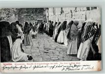 Jerusalem - Klagemauer Motiv Israel 1906