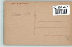 W8990 Lindau (Bodensee) Hafeneinfahrt mit einem Dampfer, sign Hans Böttcher Böttcher, H. 1921 Künstlerkarte