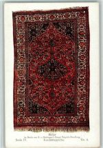 Serie IV Nr. 6 - Meisterstücke orientalischer Knüpfkunst in Bildern AK Teppich