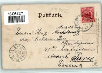 W3300 Braunschweig Reliefdruck Burgplatz mit Löwendenkmal Reliefdruck 1899