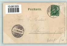 O8000 Dresden Ortsansicht Staffelstein Niederpoyritz Reliefdruck 1900