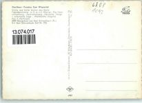 65307 W6208 Ramschied - Gasthaus Pension Zum Wispertal Innenaufnahme Gastraum Ortsansicht 3-Bildaufnahme