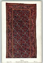 Serie VI Nr. 3 - Meisterstücke orientalischer Knüpfkunst in Bildern AK Teppich