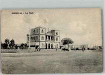 Ismailia - La Gare ca 1915 AK Bahnhof