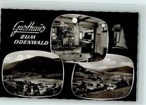 69483 W6948 Unter-Schönmattenwag - Blick auf Unterschönmattenwag Gasthof Pension Zum Odenwald Innenaufnahme Gastraum 3-Bildaufnahme