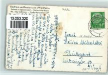 72270 W7292 Tonbach 1956 Foto AK Gasthaus zum Waldheim, AK