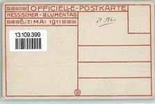 W6100 Darmstadt Hessischer Blumentag Engel Blumentag 1911