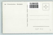 66538 W6680 Wiebelskirchen 1953 Foto AK Marktplatz , viele Menschen AK