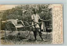 Ricksha Boy - 1905 AK Volkstypen / Brauchtum Indien
