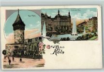 50667 W5021 Köln Altstadt-Süd 101 Gebrauchsspuren Lithographie Ulre Pforte Deutscher Ring