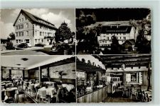 72290 W7298 Schömberg , Kr Freudenstadt Gebrauchsspuren Hotel Krone Cafe Restaurant