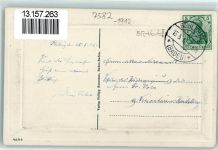 77815 W7580 Plättig , Baden 1912 Prägedruck Oberplättig vom Fohrenfelsen Passepartout Rahmen