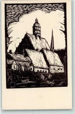 97332 W8712 Volkach Künstlerkarte Rathaus Nr. 17