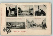 79650 W7860 Fahrnau Gebrauchsspuren Ehnerfahrnau Rathaus Kirche Eingang ins Dorf bei der Bahn