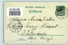 09648 O9250 Mittweida 1899 Gebrauchsspuren Mittweidaer Schweiz Ringethal Schloss Kriebstein Raubschloss Lauenhainer Mühle Litographie