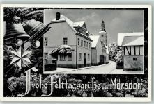 56290 W5449 Mörsdorf , Hunsrück - Winter Glocken Stern