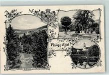 36269 W6433 Philippsthal (Werra) 1910 Gebrauchsspuren Schloss Schloss-Park Schlosskirche