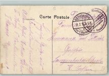 der 1. Marine Div. + Kais. Marine Briefstempel Kommando d. V. Seebataillon Feldpoststempel WK I