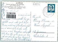 69429 W6935 Strümpfelbrunn - Gasthaus Pension Zum Odenwald