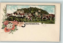 35460 W6301 Staufenberg , Hess Gebrauchsspuren Gruss aus - Litho, Gebr. Metz 3275 AK