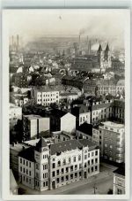 Ostrava Ostrau - WK II Stempel Fabrik Rauch Schornstein