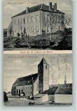 Saint- Jean-de-Bassel 1917 - Dorfkirche, Wirtschaft u. Bäckerei von Klein
