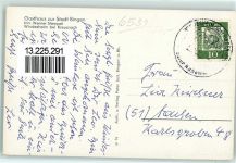 55452 W6531 Windesheim - Gasthaus zur Stadt Bingen Schankraum