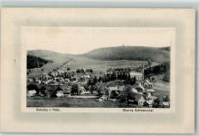 98749 O6433 Scheibe-Alsbach Stausee 1915 Prägedruck Oberes Schwarzatal Kirche Turm
