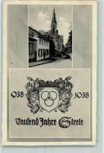 W4300 Steele Jahrtausendfeier 1938 Sonderstempel WK II 1938