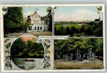 04539 O7222 Groitzsch b Pegau 1906 - Gasthaus Wiprechtsburg Gartenwirtschaft