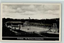 95336 W8653 Mainleus - WK II Schwimmbad Wasserrutsche