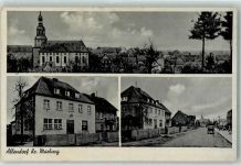 35469 W6301 Allendorf Lumda - Kirche Oldtimer WK II Stempel