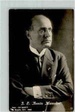 Politik Photo Eva Barrett Nr. 11 Mussolini Foto AK