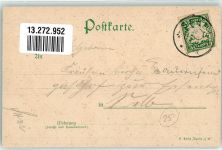 Tausend frohe Stunden bringe ich Dir - Poesie / Liebe Geldschein auf AK 1902