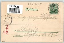01683 O8255 Nossen 1900 Gebrauchsspuren Schloss Seminar Lithographie