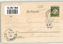 86911 W8918 Dießen a. Ammersee 1900 Lithographie Raddampfer Giesela