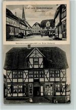 37434 W3429 Gieboldehausen - Marktstrasse, Manufacturengeschäft, AK