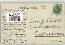 73252 W7311 Oberlenningen 1911 - Wasserwerksanlage d. unteren Mühle m. Kammfelsen