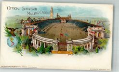 Buffalo Lithographie Stadion Arena Ort lt. Verlag