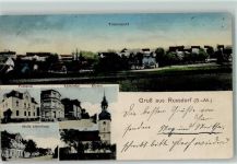 09212 O9102 Limbach-Oberfrohna 1911 - Postamt Apotheke Kirche Stadt Altenburg Rußdorf
