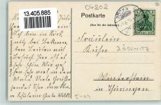 04808 O7251 Röcknitz 1915 - Dorfstrasse, kleine Stempelspur