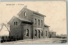 Moorslede Bahnhof AK Bahnhof Belgien 1916