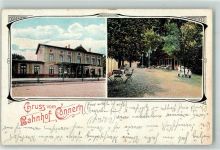 06420 O4340 Könnern - Bahnhof Gartenwirtschaft Bahnpoststempel