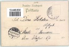 25551 W2214 Lockstedt , Holst Lithographie Lager Hauptwache Bismark-Denkmal Hotel Kaiserhof